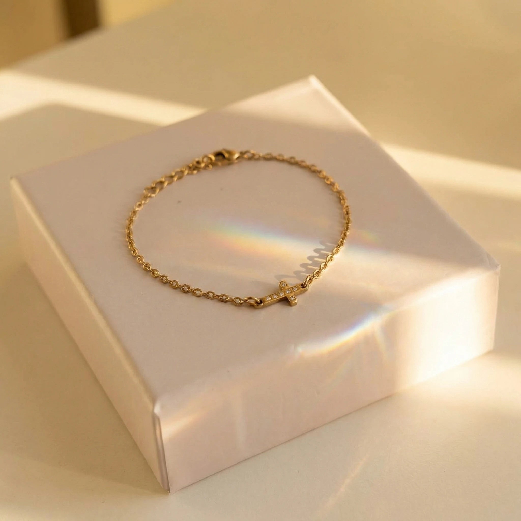 Sideways Cross Bracelet image 4