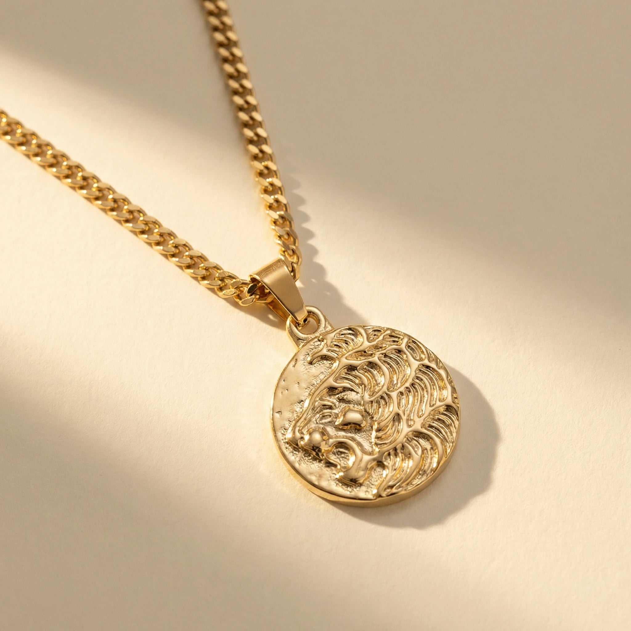 Lion & Lamb Pendant Necklace image 1