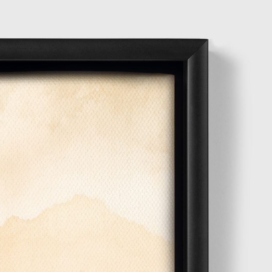 The Lost Sheep Canvas - A modern, elegant artwork depicting Jesus searching for the lost sheep in the parable from Luke 15:4-7.